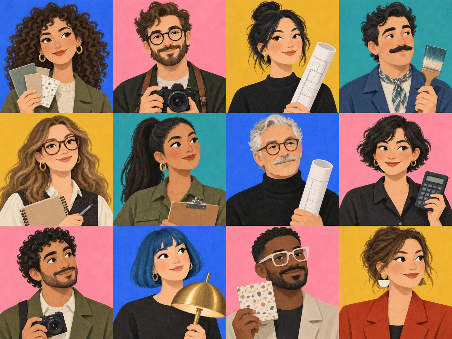 Your studio’s twelve creative specialists